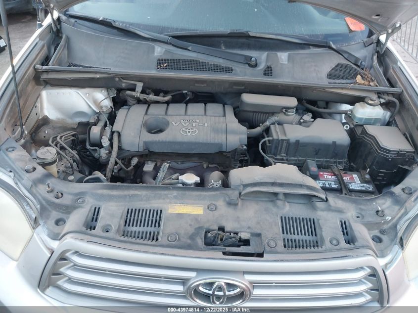 2009 Toyota Highlander VIN: JTEDA41A892004582 Lot: 43974814