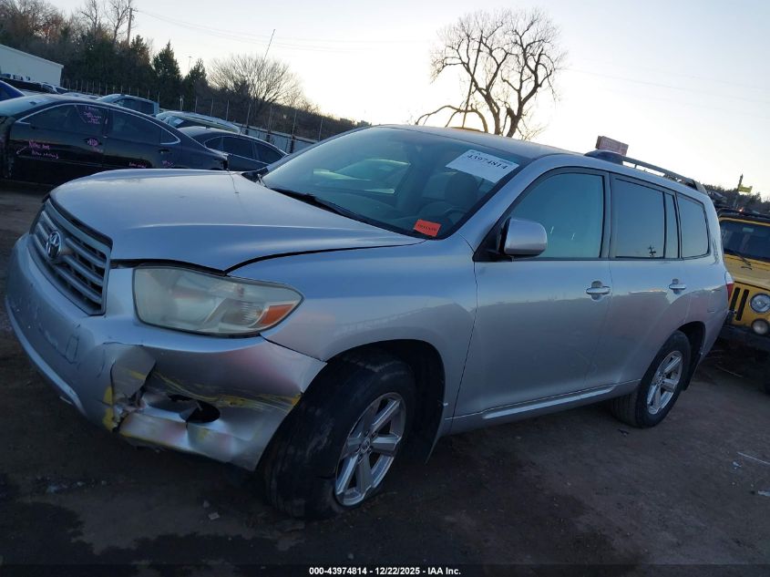 2009 Toyota Highlander VIN: JTEDA41A892004582 Lot: 43974814
