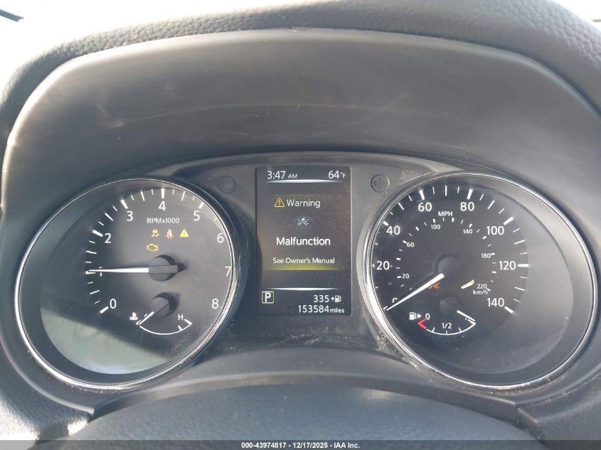 2017 Nissan Rogue Sv VIN: 5N1AT2MV8HC846041 Lot: 43974817