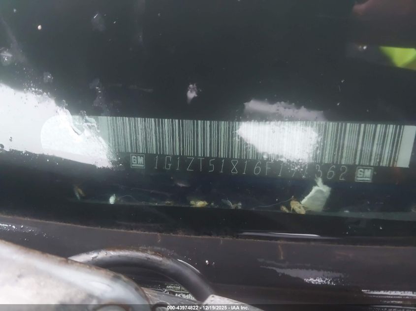 2006 Chevrolet Malibu Lt VIN: 1G1ZT51816F191362 Lot: 43974822