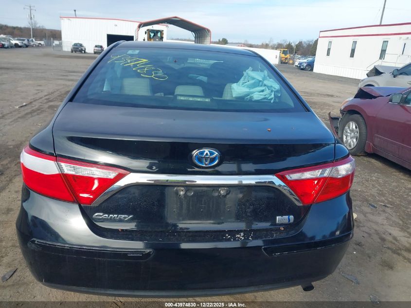 2015 Toyota Camry Hybrid Le VIN: 4T1BD1FKXFU169418 Lot: 43974830