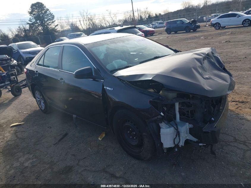 2015 Toyota Camry Hybrid Le VIN: 4T1BD1FKXFU169418 Lot: 43974830