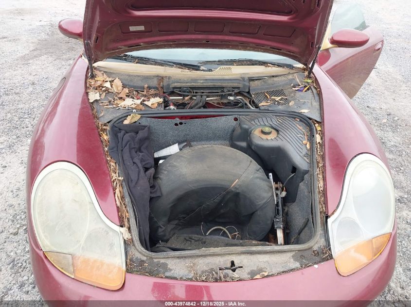 1998 Porsche Boxster VIN: WP0CA2982WU624060 Lot: 43974842