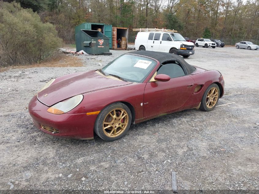 1998 Porsche Boxster VIN: WP0CA2982WU624060 Lot: 43974842
