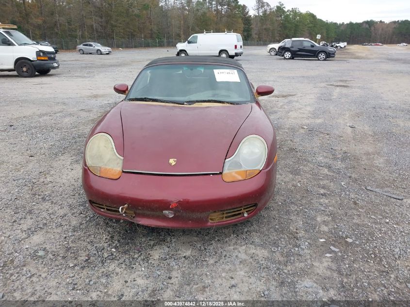 1998 Porsche Boxster VIN: WP0CA2982WU624060 Lot: 43974842