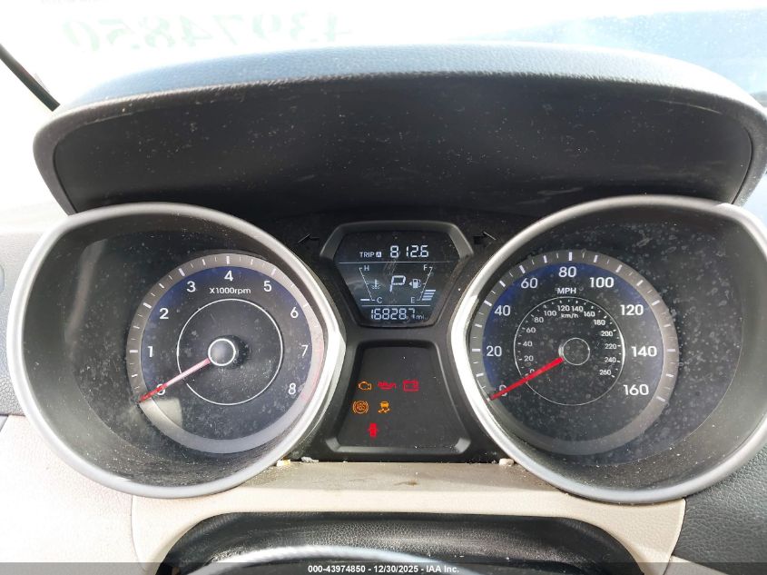 2016 Hyundai Elantra Se VIN: KMHDH4AE3GU598837 Lot: 43974850