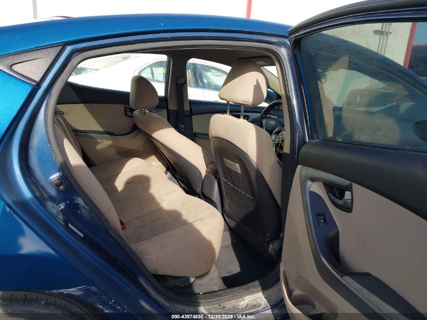 2016 Hyundai Elantra Se VIN: KMHDH4AE3GU598837 Lot: 43974850