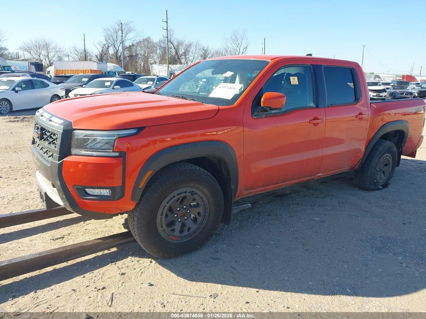 Vin: 1n6ed1ekxsn654324, lot: 44470552, nissan frontier pro-4x 4x4 20252