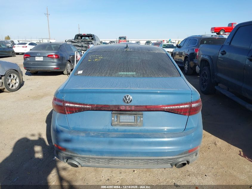 2025 Volkswagen Jetta Gli 2.0T Autobahn VIN: 3VW2T7BU2SM025780 Lot: 43974864