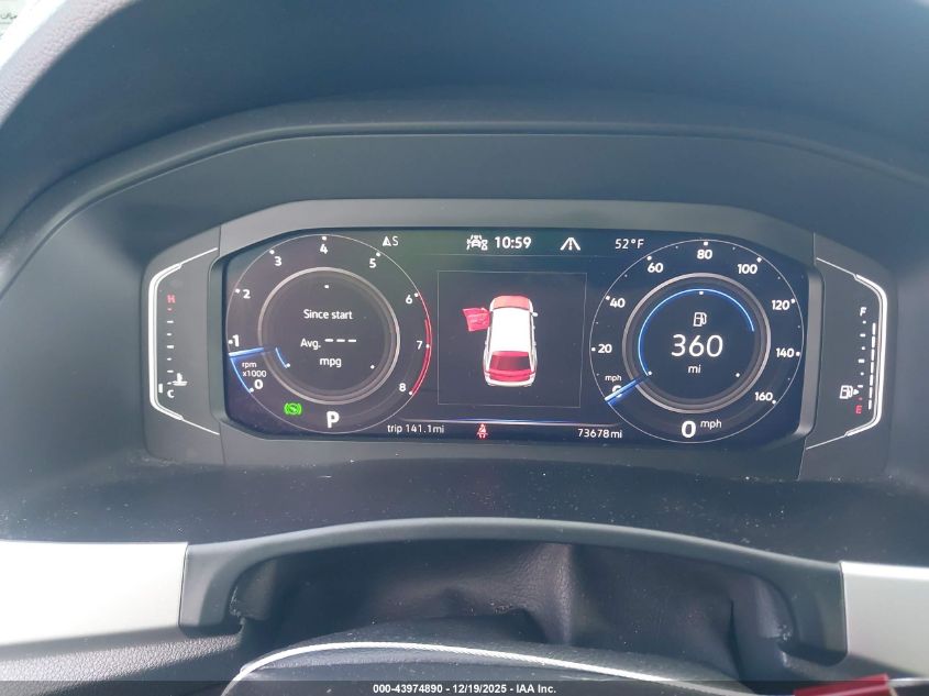 2022 Volkswagen Atlas 3.6L V6 Se W/Technology VIN: 1V2KR2CA3NC556094 Lot: 43974890