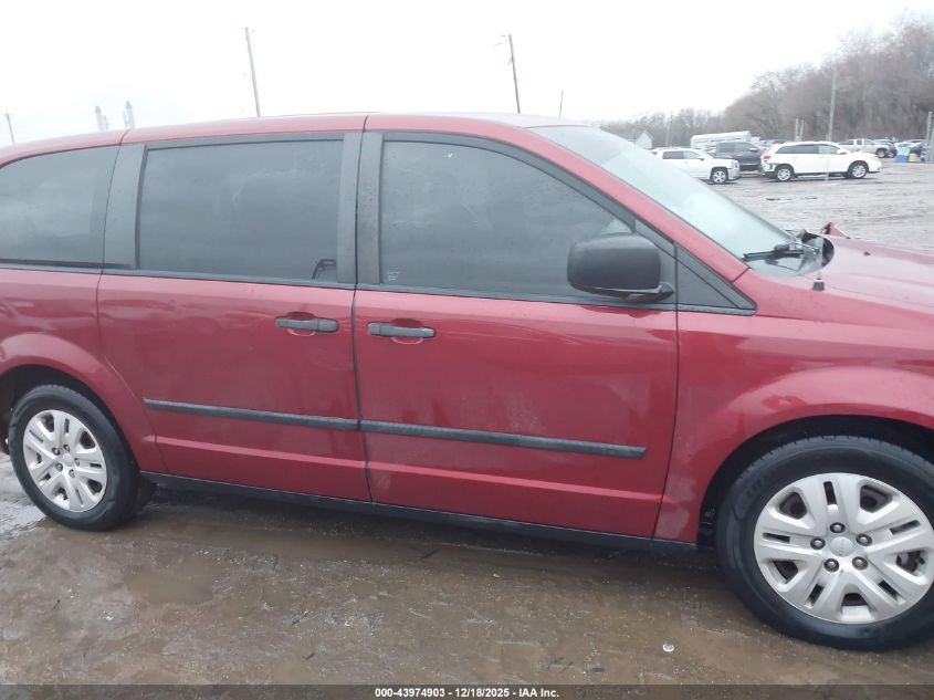 2014 Dodge Grand Caravan American Value Pkg VIN: 2C4RDGBG9ER405771 Lot: 43974903