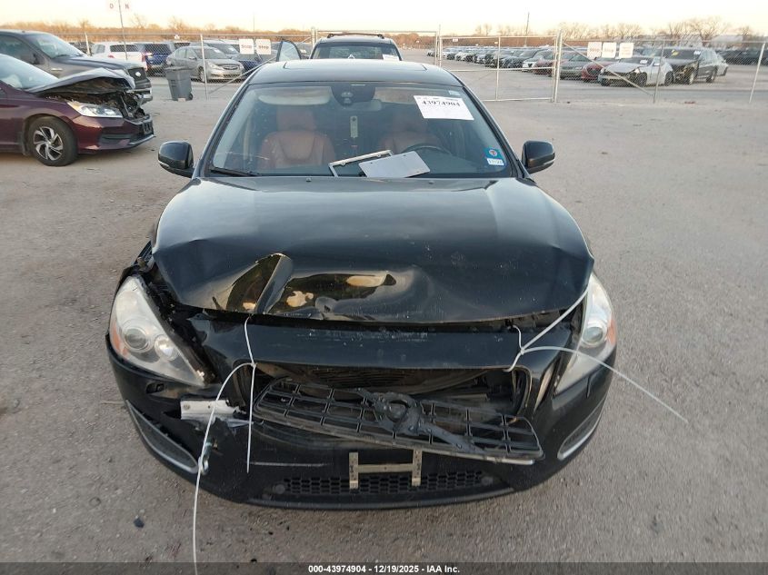 2013 Volvo S60 T5/T5 Platinum/T5 Premier/T5 Premier Plus VIN: YV1612FS1D2182503 Lot: 43974904