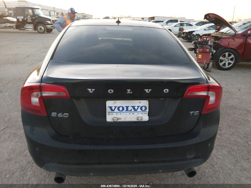 2013 Volvo S60 T5/T5 Platinum/T5 Premier/T5 Premier Plus VIN: YV1612FS1D2182503 Lot: 43974904