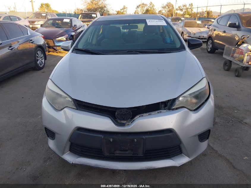 2015 Toyota Corolla L VIN: 5YFBURHE0FP345299 Lot: 43974909