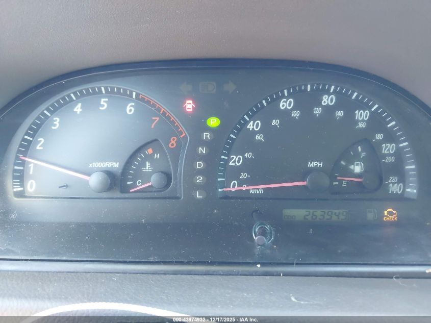 2002 Toyota Camry Le VIN: JTDBE32K620107678 Lot: 43974932