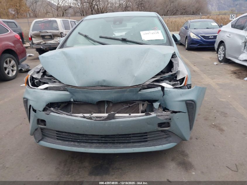 2022 Toyota Prius Le VIN: JTDKAMFU7N3162561 Lot: 43974935