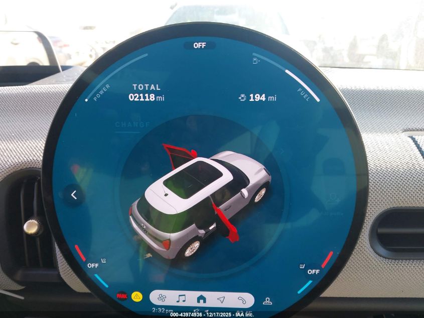 2025 Mini Hardtop Cooper VIN: WMW43GD02S2W88650 Lot: 43974936