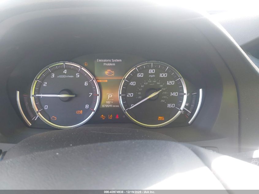 2019 Acura Mdx Standard VIN: 5J8YD3H31KL000177 Lot: 43974938