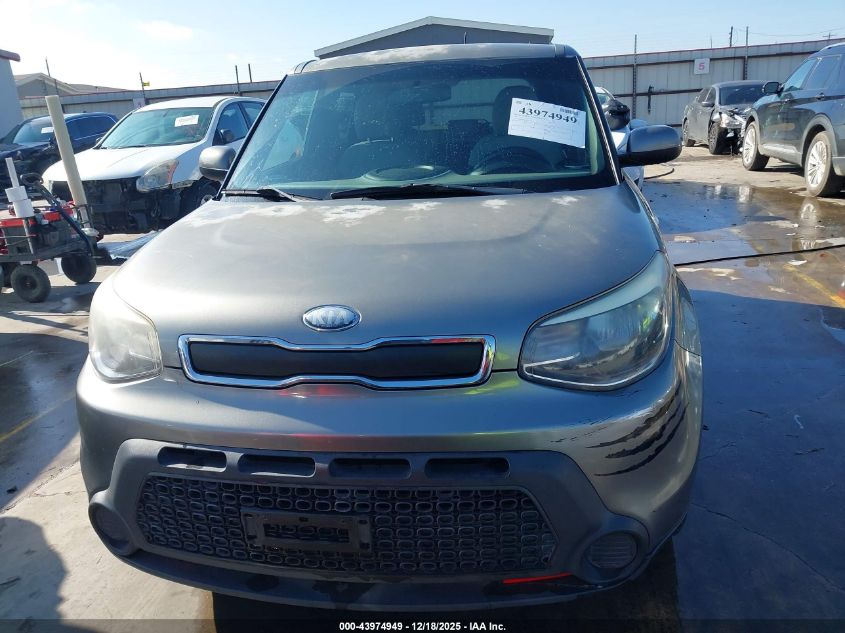 2014 Kia Soul VIN: KNDJN2A25E7036749 Lot: 43974949
