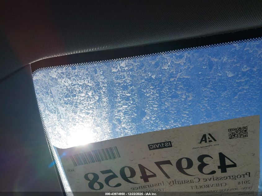 2018 Chevrolet Equinox Lt VIN: 3GNAXSEV6JS640005 Lot: 43974958