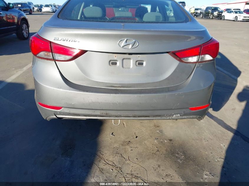 2014 Hyundai Elantra Se VIN: 5NPDH4AEXEH516839 Lot: 43974961