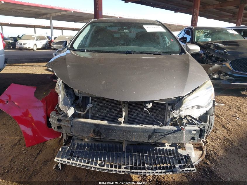 2017 Toyota Corolla Le VIN: 2T1BURHE2HC826416 Lot: 43974979