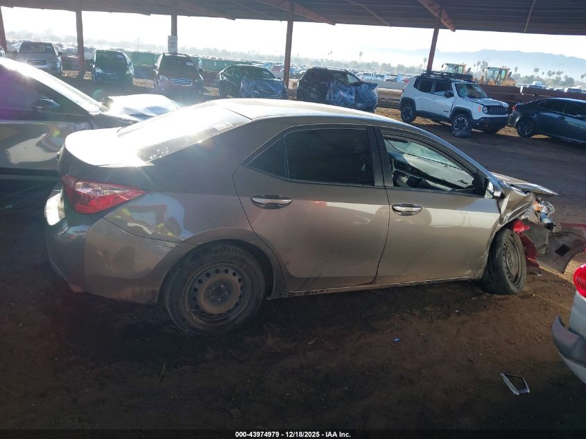 2017 Toyota Corolla Le VIN: 2T1BURHE2HC826416 Lot: 43974979