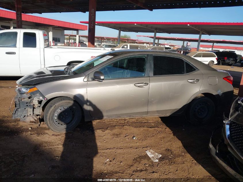 2017 Toyota Corolla Le VIN: 2T1BURHE2HC826416 Lot: 43974979