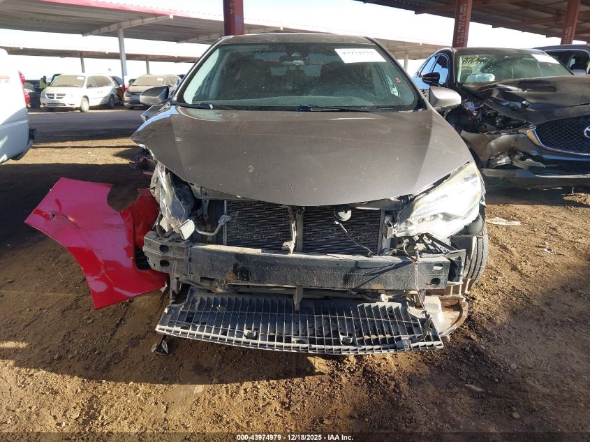 2017 Toyota Corolla Le VIN: 2T1BURHE2HC826416 Lot: 43974979