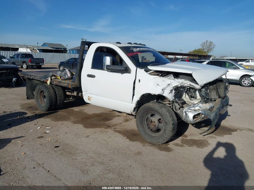 2007 Dodge Ram 3500 Hd Chassis St/Slt VIN: 3D6WG46A57G758896 Lot: 43974989