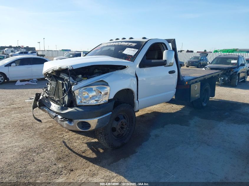 2007 Dodge Ram 3500 Hd Chassis St/Slt VIN: 3D6WG46A57G758896 Lot: 43974989