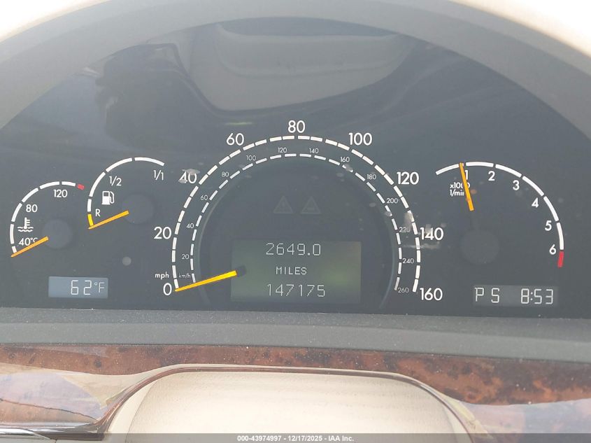 2006 Mercedes-Benz S 500 4Matic VIN: WDBNG84J76A475178 Lot: 43974997