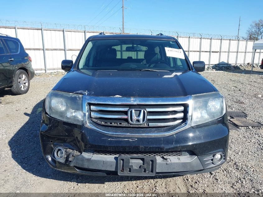2014 Honda Pilot Touring VIN: 5FNYF4H99EB034488 Lot: 43975014