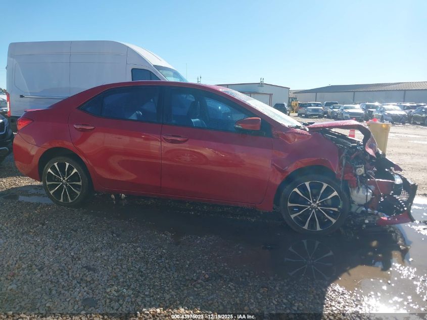 2017 Toyota Corolla Se VIN: 2T1BURHEXHC845683 Lot: 43975023