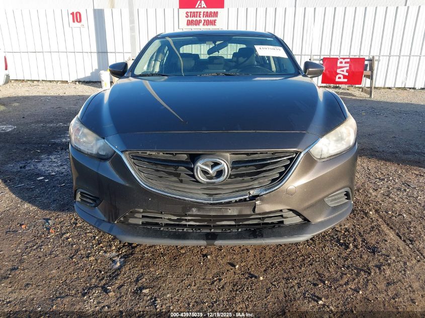 2016 Mazda Mazda6 I Sport VIN: JM1GJ1U52G1445433 Lot: 43975039