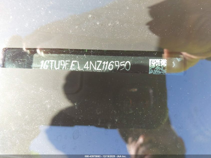 2022 GMC Sierra 1500 Limited 4Wd Short Box Denali VIN: 1GTU9FEL4NZ116950 Lot: 43975063