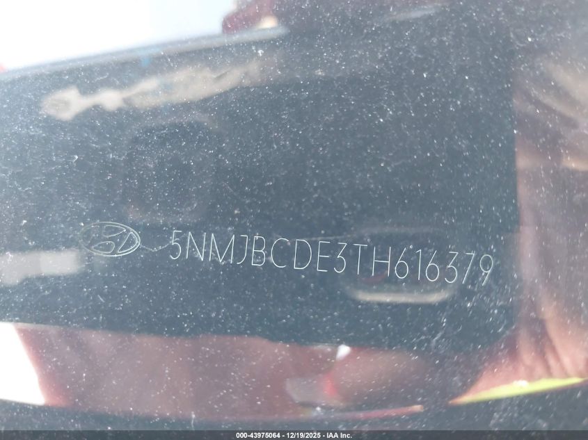 2026 Hyundai Tucson Sel VIN: 5NMJBCDE3TH616379 Lot: 43975064