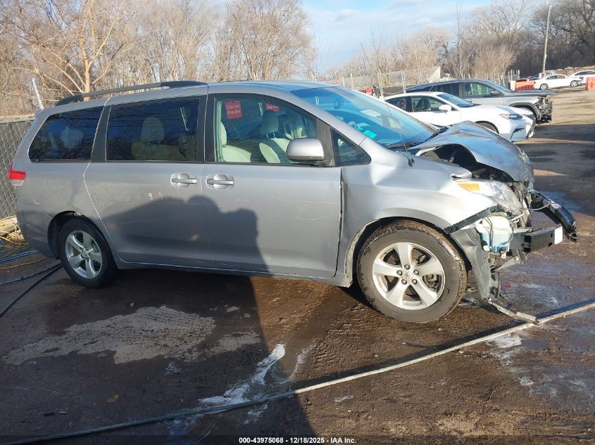 2014 Toyota Sienna Le V6 8 Passenger VIN: 5TDKK3DCXES484904 Lot: 43975068