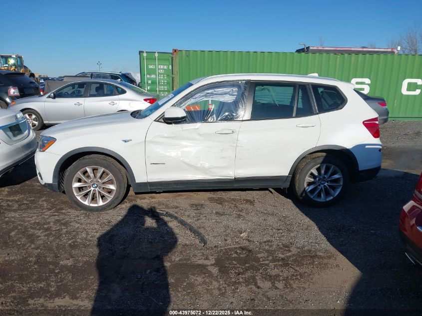 2015 BMW X3 xDrive28I VIN: 5UXWX9C50F0D47226 Lot: 43975072