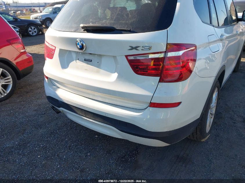 2015 BMW X3 xDrive28I VIN: 5UXWX9C50F0D47226 Lot: 43975072