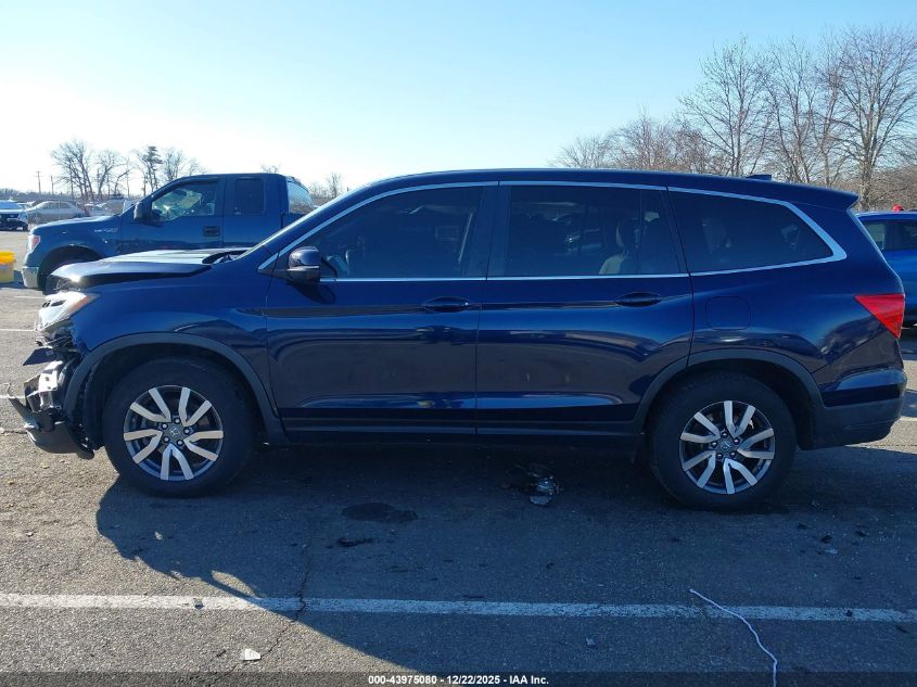 2021 Honda Pilot Awd Ex-L VIN: 5FNYF6H54MB019470 Lot: 43975080