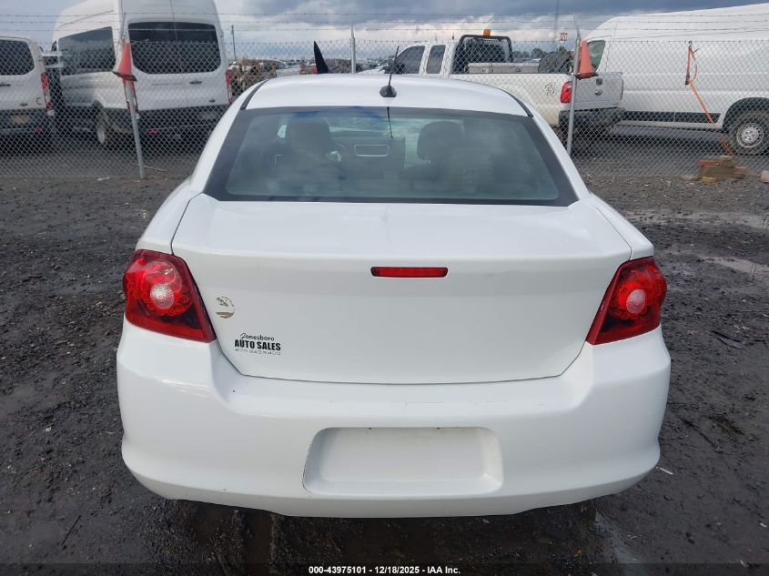 2012 Dodge Avenger Sxt VIN: 1C3CDZCB4CN219705 Lot: 43975101