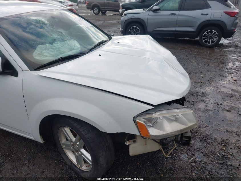 2012 Dodge Avenger Sxt VIN: 1C3CDZCB4CN219705 Lot: 43975101