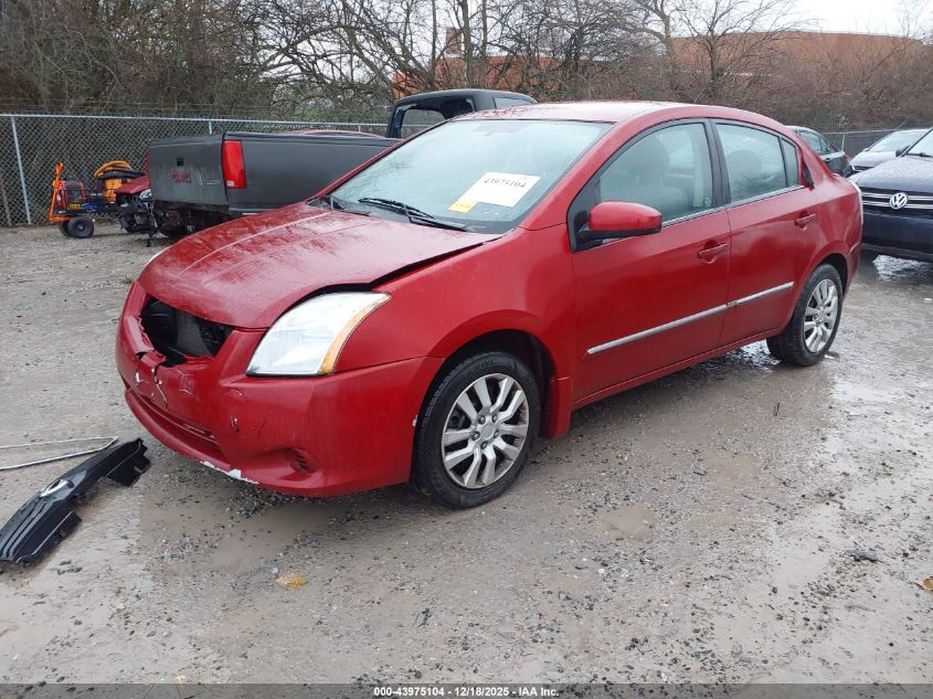 2010 Nissan Sentra 2.0S VIN: 3N1AB6AP5AL609668 Lot: 43975104