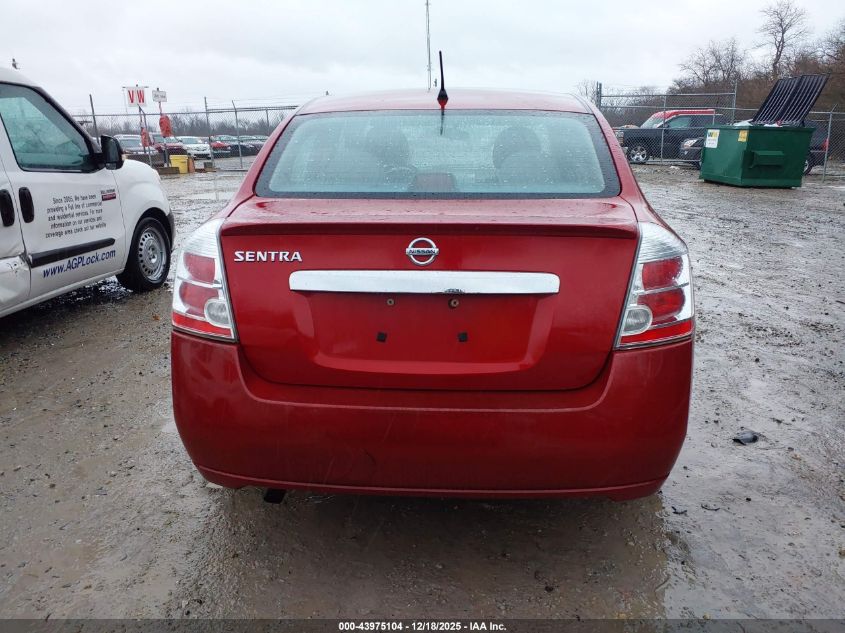 2010 Nissan Sentra 2.0S VIN: 3N1AB6AP5AL609668 Lot: 43975104