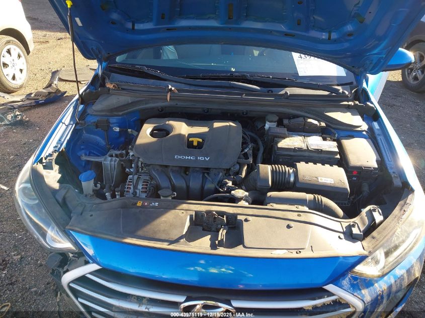 2017 Hyundai Elantra Se VIN: KMHD74LF0HU301128 Lot: 43975119