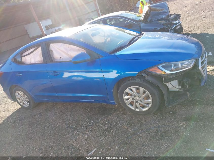 2017 Hyundai Elantra Se VIN: KMHD74LF0HU301128 Lot: 43975119