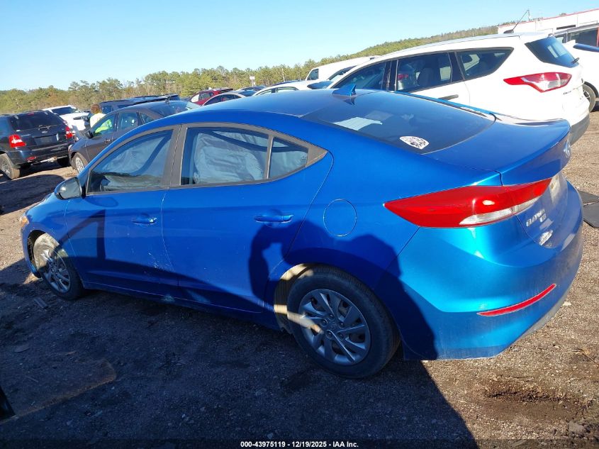 2017 Hyundai Elantra Se VIN: KMHD74LF0HU301128 Lot: 43975119