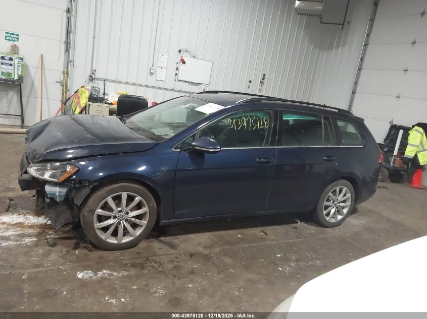 2017 Volkswagen Golf Sportwagen Tsi S/Tsi Se/Tsi Sel VIN: 3VWC17AU6HM513635 Lot: 43975128