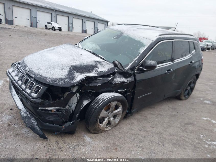 2018 Jeep Compass Latitude 4X4 VIN: 3C4NJDBB4JT185442 Lot: 43975138
